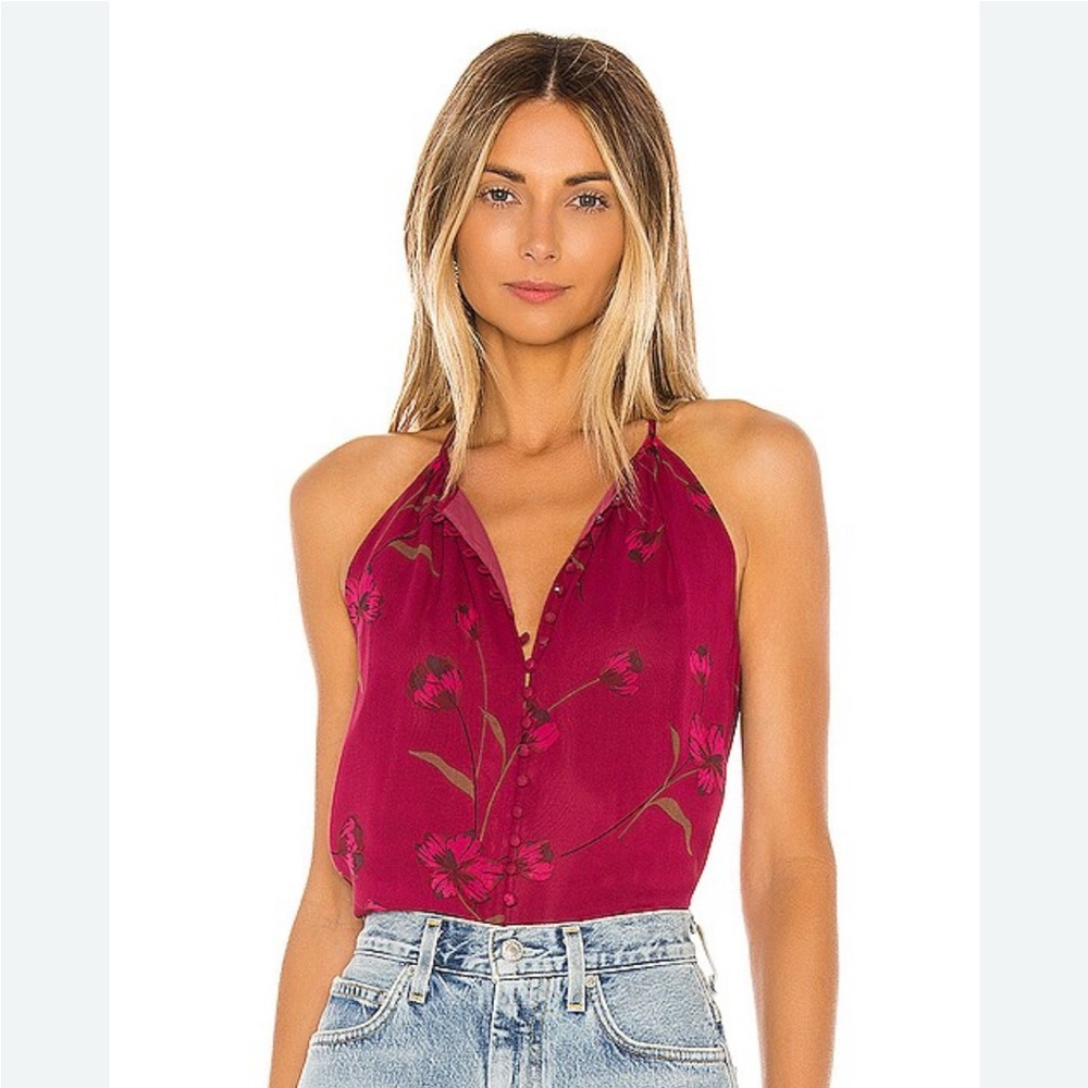 Joie Galletha B Floral Tank in Muse Size S